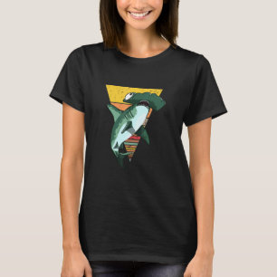 Vintage Hammerhead Shark Animal Retro Sharks Men W T-Shirt