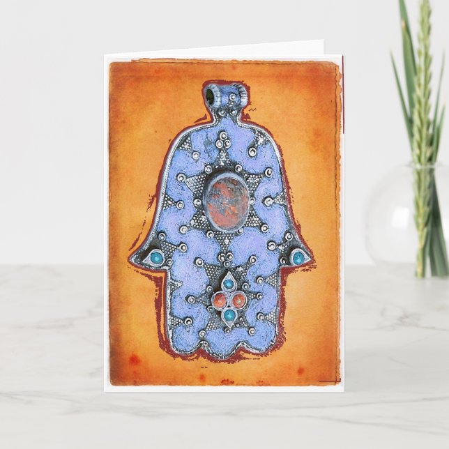 Vintage Hamsa Card (Front)