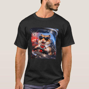 Vintage Hamster Cop Funny Boys Girls Costume Adult T-Shirt
