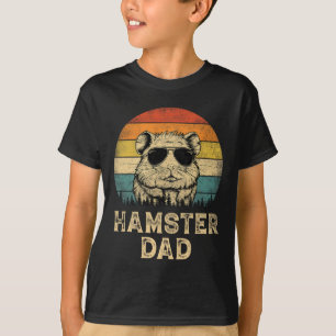 Vintage Hamster Dad Hamster Lovers Daddy Father#39 T-Shirt