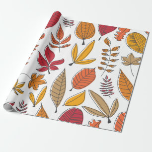 Vintage hand drawn doodle seamless background with wrapping paper