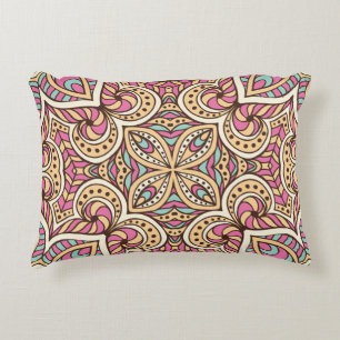 Vintage Hand Drawn Islam Pattern Decorative Cushion