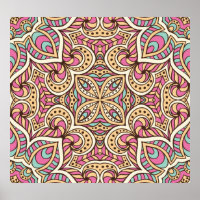 Vintage Hand Drawn Islam Pattern