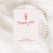 Vintage Hand Drawn Pink Striped 