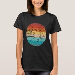 Vintage Hand Drawn Puppy Dog High Five Hand With I T-Shirt