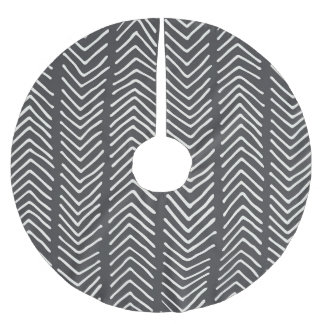Vintage Hand-Drawn Seamless Illustration Brushed Polyester Tree Skirt