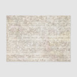 Vintage Hand Written Letter Script Map Decoupage Tissue Paper<br><div class="desc">Vintage old hand written letter script calligraphy tissue paper,  perfect for gift wrapping or for your decoupage craft supplies.  (c) The Happy Cat Studio.</div>