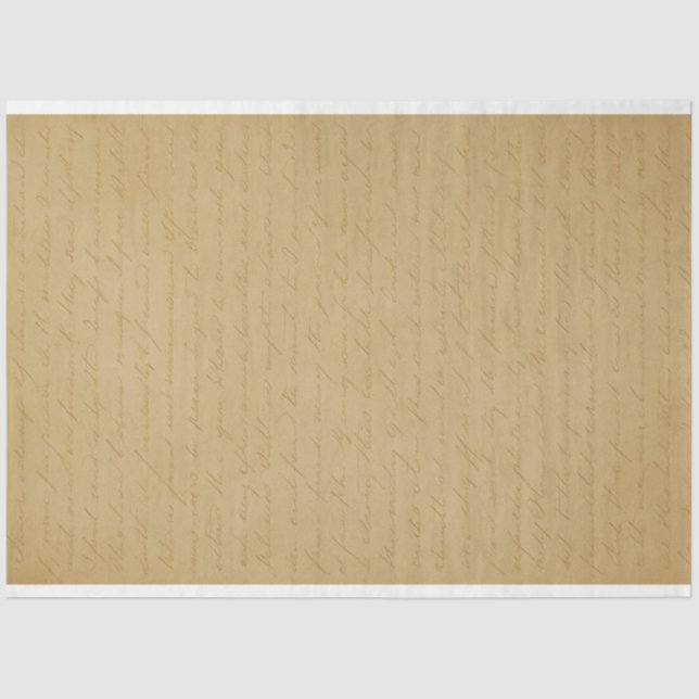 Vintage Handwritten Letter on Aged Paper  (Front)