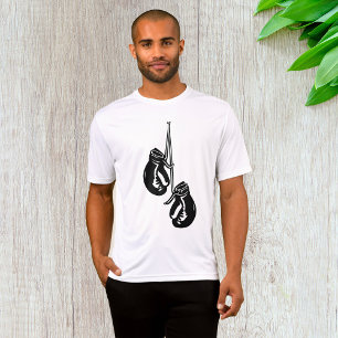 Vintage Hanging Boxing Gloves Retro Fighter T-Shirt