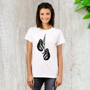 Vintage Hanging Boxing Gloves Retro Fighter T-Shirt