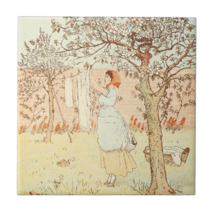 Vintage Hanging Washing Laundry Room Decor Tile