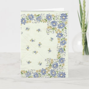 Vintage Hanky Greeting Card