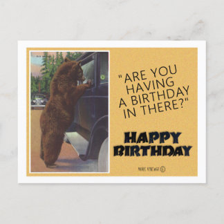 vintage HAPPY BIRTHDAY GREETING POSTCARD