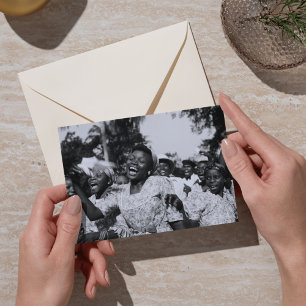Vintage Happy Black Women Dancing Postcard 