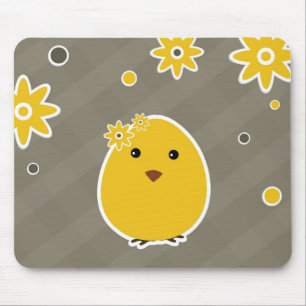 Vintage Happy Easter background Mouse Pad
