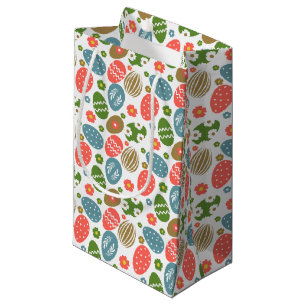 Vintage Happy Easter Blooms Small Gift Bag