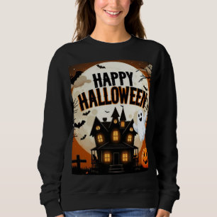 Vintage happy Halloween art Sweatshirt