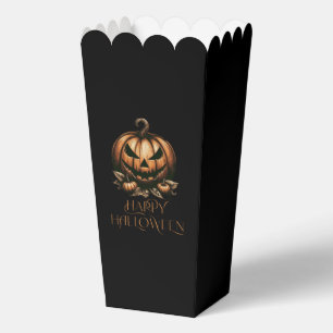 Vintage happy Halloween pumpkin Favour Box