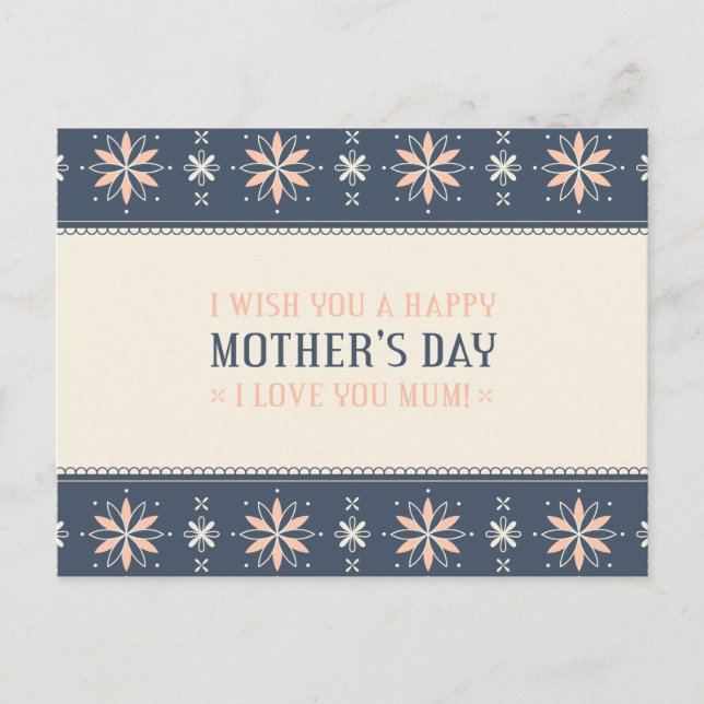 Vintage Happy Mother's Day | Postcard (Front)