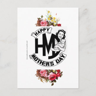 Vintage Happy Mother's Day Postcard