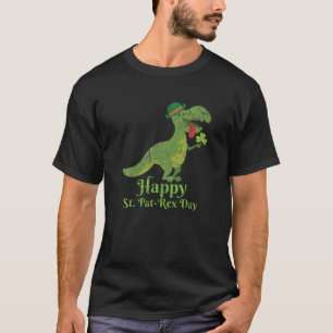 Vintage Happy Saint Pat Rex St. Patrick's Day T-Re T-Shirt