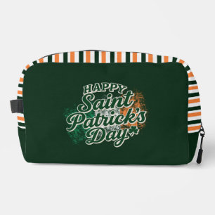 Vintage Happy Saint Patrick's day Dopp Kit