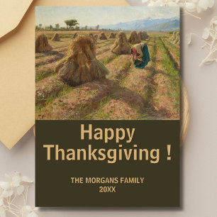Vintage Happy Thanksgiving Harvest Danielson Card