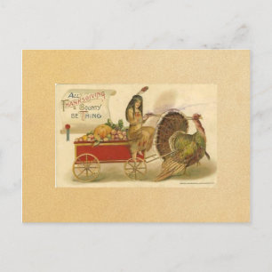 Vintage Happy Thanksgiving Postcard