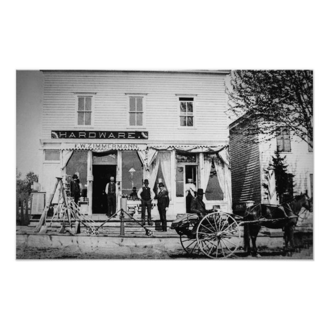 Vintage Hardware Store Photo Print (Front)