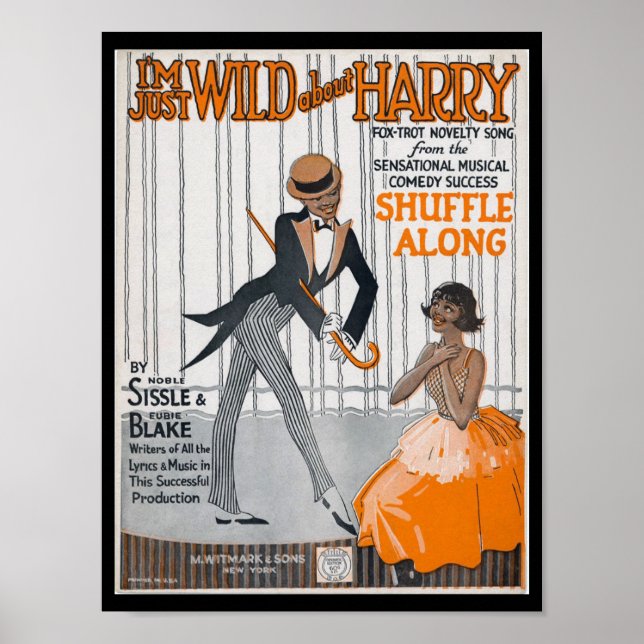 vintage harlem renaissance poster (Front)