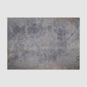 Vintage Harlequin Inspired Grey Grunge Texture Tissue Paper