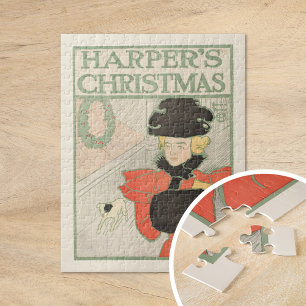 Vintage Harper’s Christmas 1896 Jigsaw Puzzle