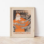 Vintage Harper’s Weekly Christmas 1894 Poster<br><div class="desc">Harper’s Weekly,  Christmas 1894 (1894) | Edward Penfield (American,  1866 - 1925)

Use the design tools to add custom text or personalise the image.</div>