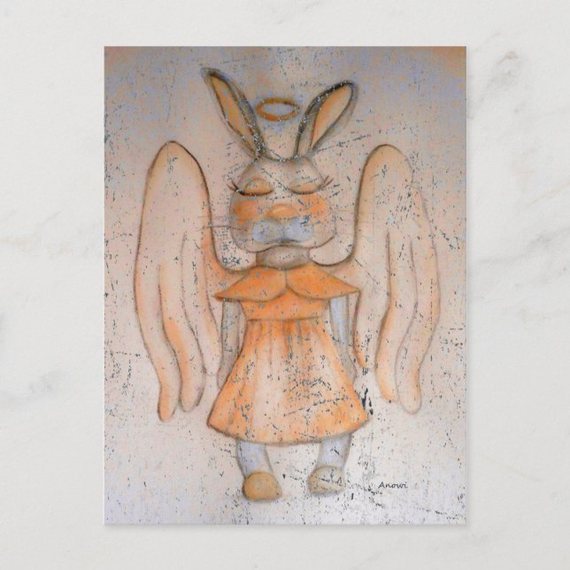 Vintage Hase Holiday Postcard (Front)