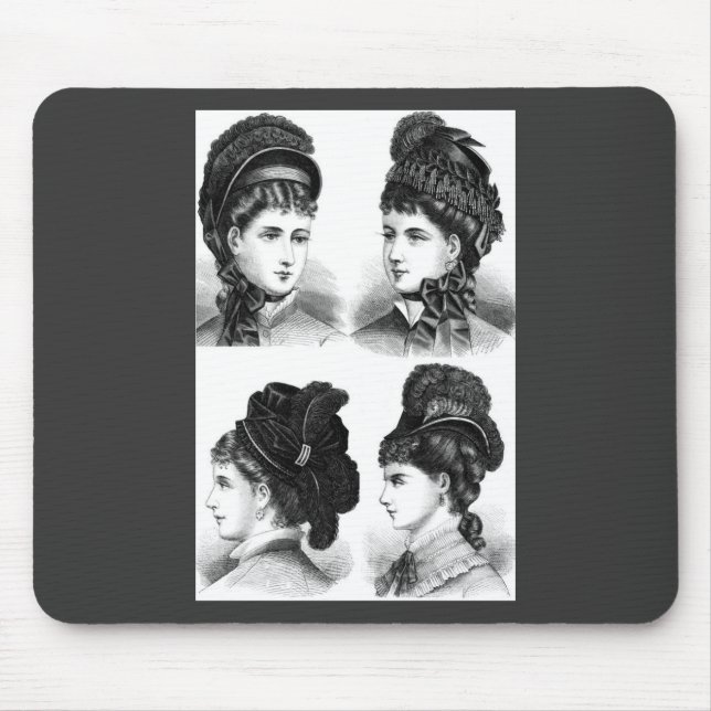 Vintage Hats Mouse Pad (Front)