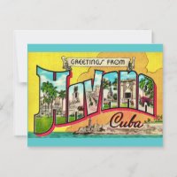 Vintage Havana Cuba Postcard
