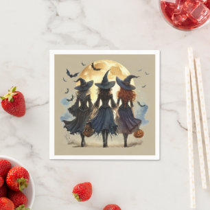 Vintage Have a Bewitching Halloween Napkin