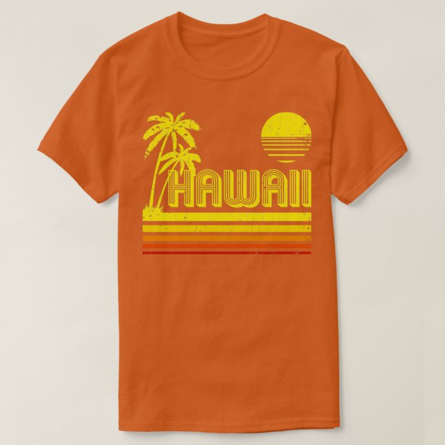 Vintage Hawaii distressed look T-Shirt (Design Front)