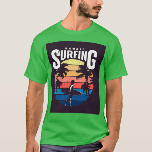 Vintage hawaii surfing label T-Shirt