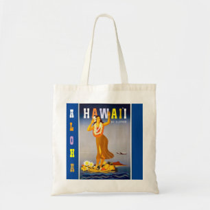 Vintage Hawaii Tote Bag
