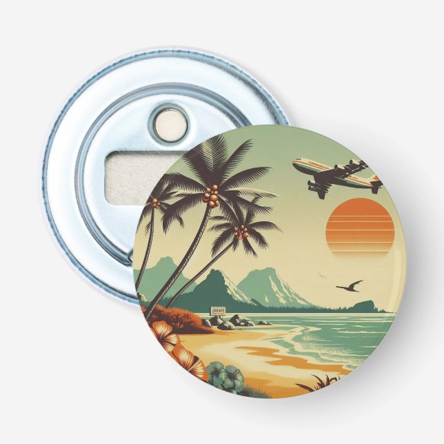 Vintage Hawaii/Tropical  Bottle Opener (Front)