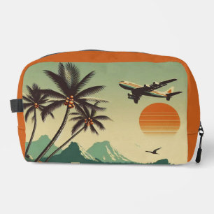 Vintage Hawaii/Tropical  Dopp Kit
