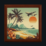 Vintage Hawaii/Tropical  Gift Box<br><div class="desc">.</div>