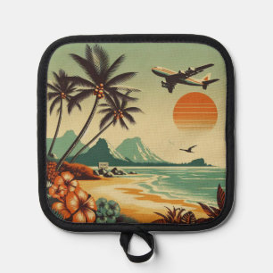 Vintage Hawaii/Tropical Pot Holder