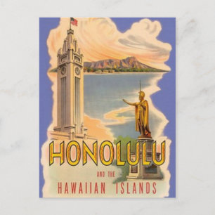 Vintage Hawaii, USA - Postcard