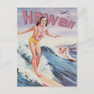 Vintage Hawaii, USA - Postcard