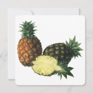 Vintage Hawaiian Pineapples, Organic Food Fruit