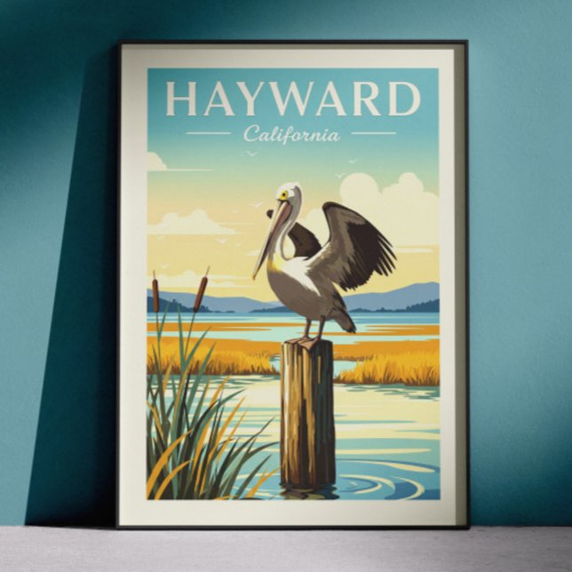 Vintage Hayward California Poster (Creator Uploaded)