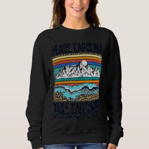 Vintage Heads Carolina Tail California Beach Summe Sweatshirt