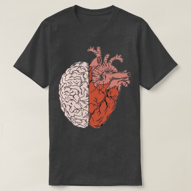Vintage Heart Anatomy T-Shirt (Design Front)